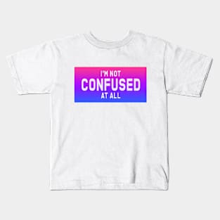 lgbtq+ -  bisexual slogan Kids T-Shirt